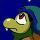Xodnizel leaving the site. Xodzilla is sad.